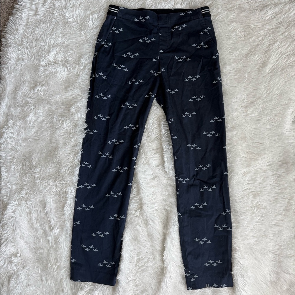 Uniqlo Bird Print Straight Leg Pants - Picture 2 of 10